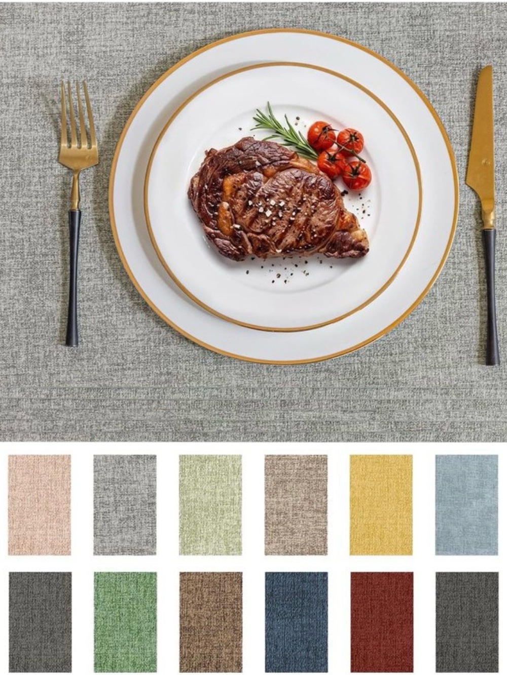 Romanstile Vinyl Placemats Set of 6